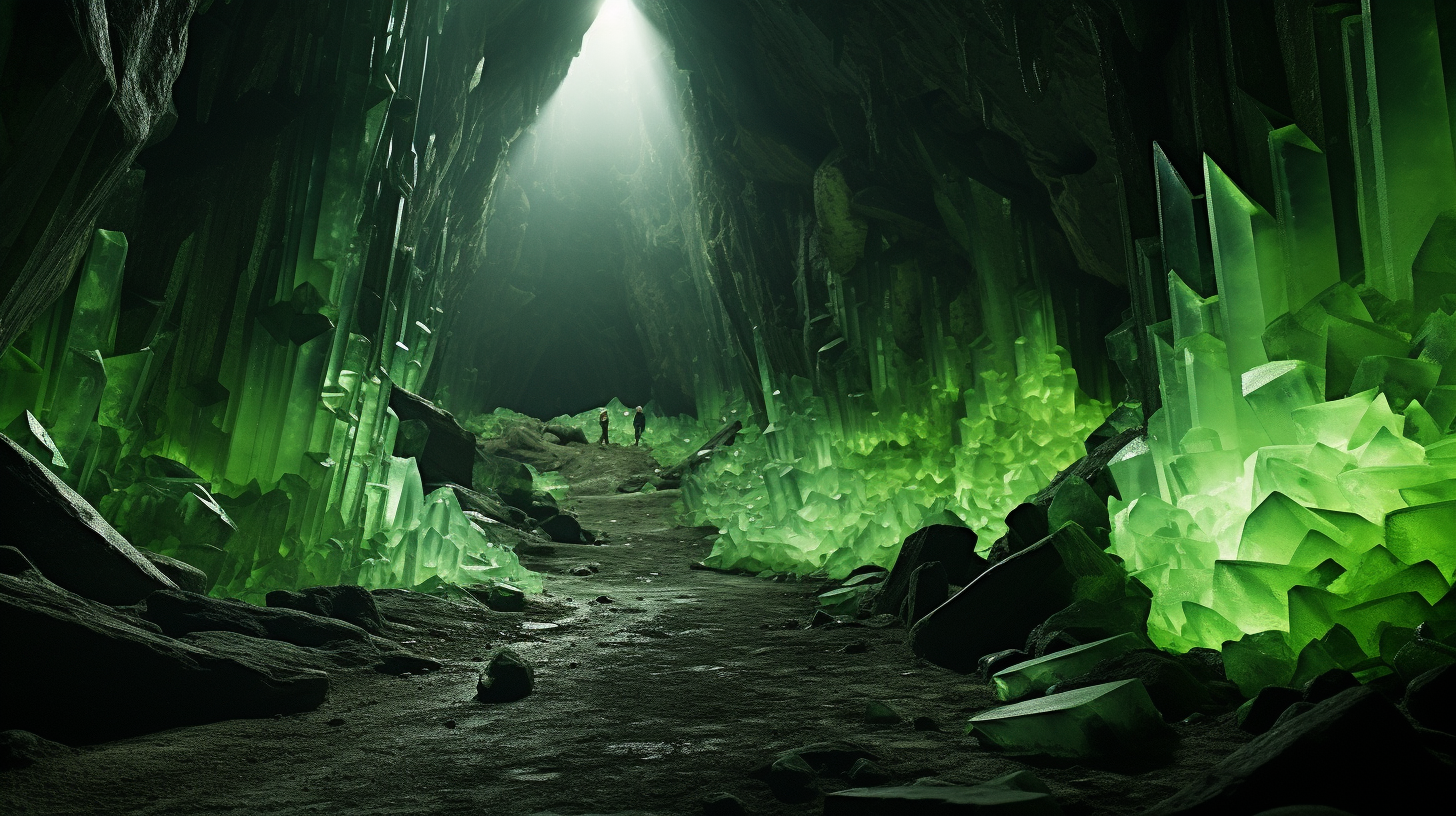 mysterious crystal cave