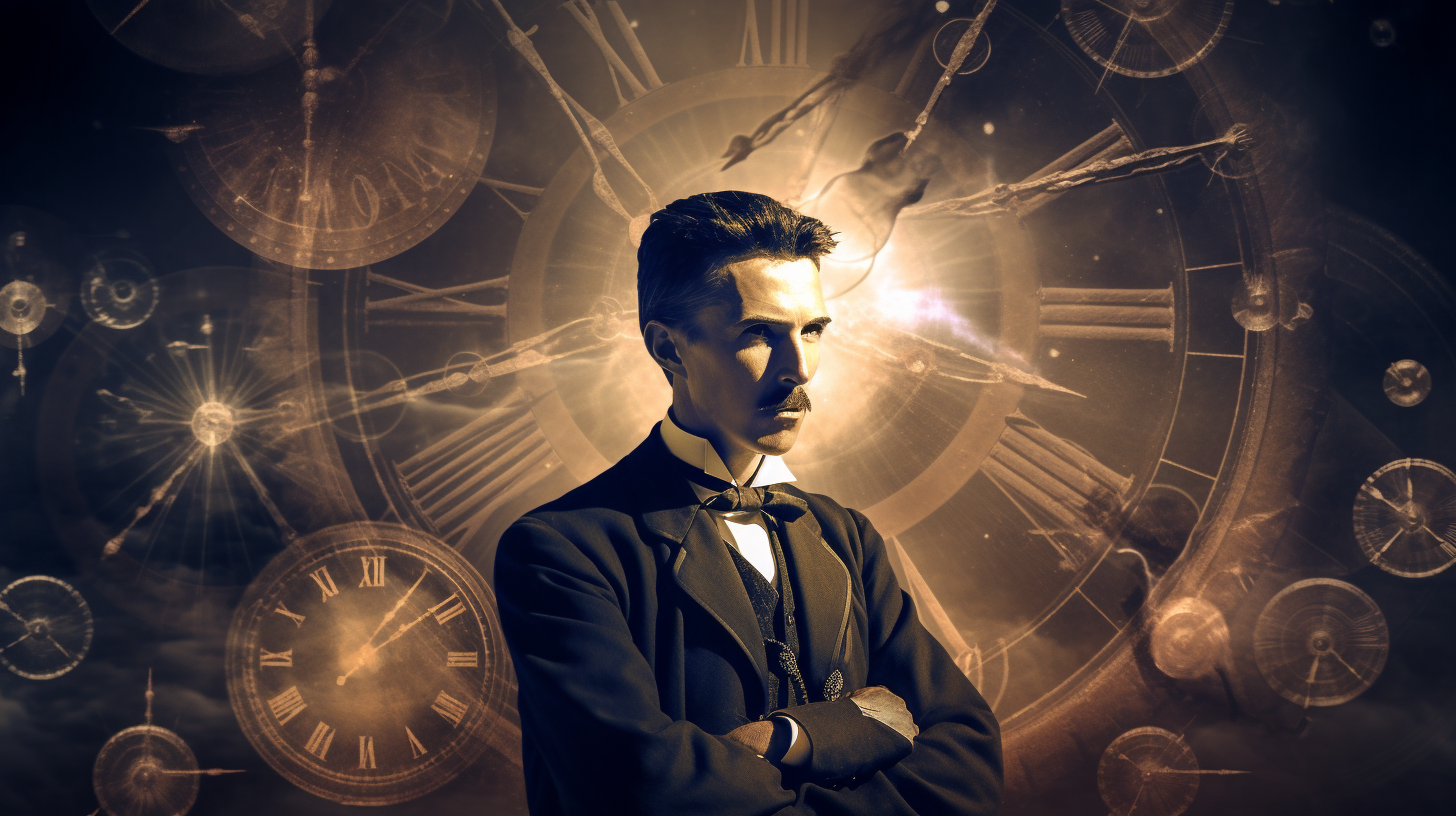 Nikola Tesla's insights on time statement